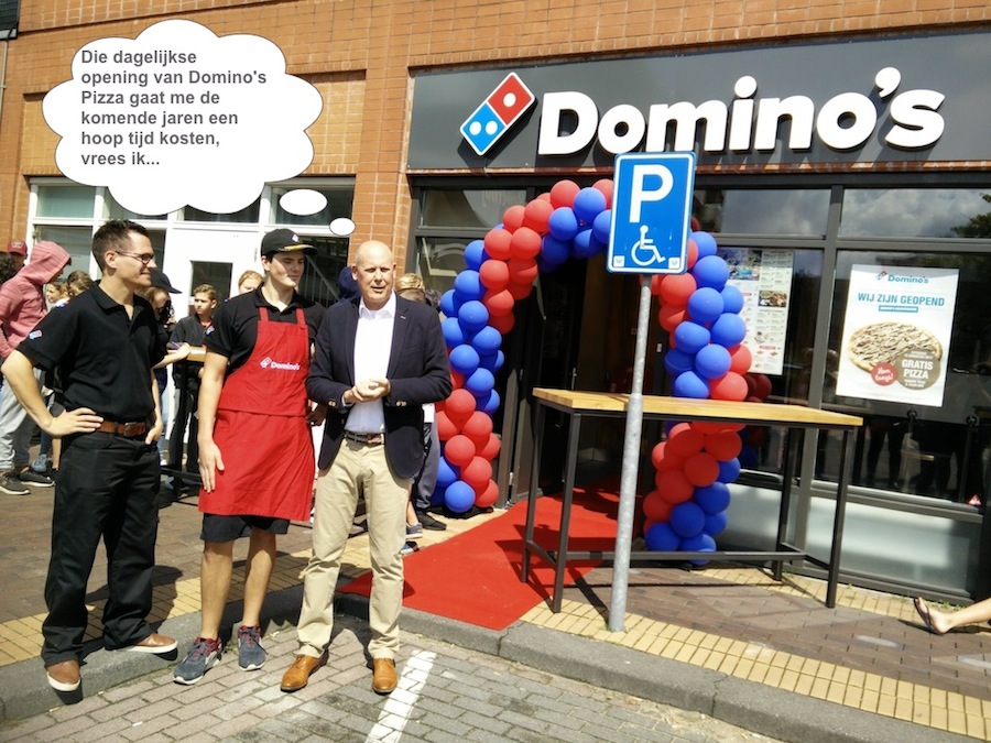 Lees meer over het artikel Feestelijke sluiting Domino’s Pizza – Nieuwerkerkers moeten gratis pizza weer inleveren