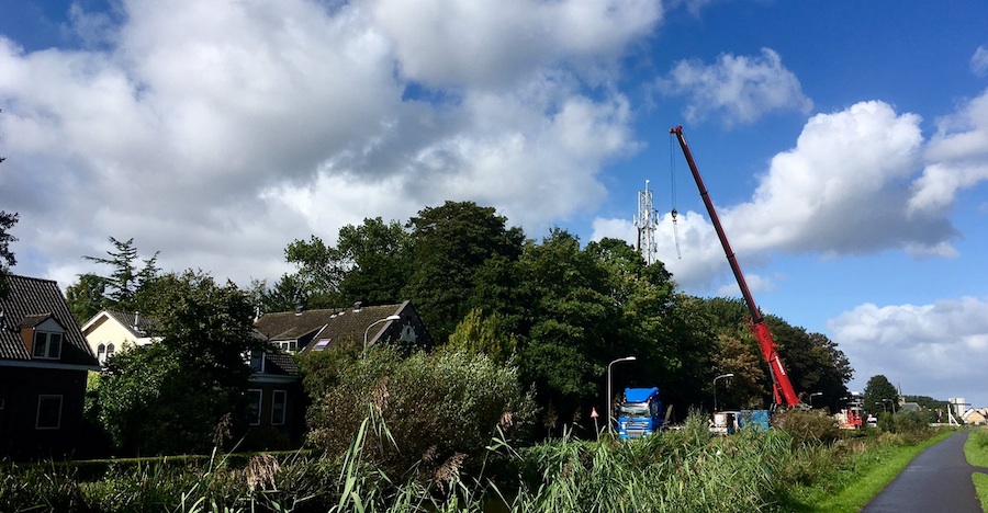 Je bekijkt nu Moerkapelle verstoken van Nederland 1, 2 en 3 na verwijderen zendmast Nieuwerkerk