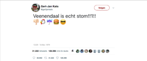 Lees meer over het artikel Exclusief: Benoeming burgemeester Kats in Veenendaal mogelijk van de baan vanwege oude tweet