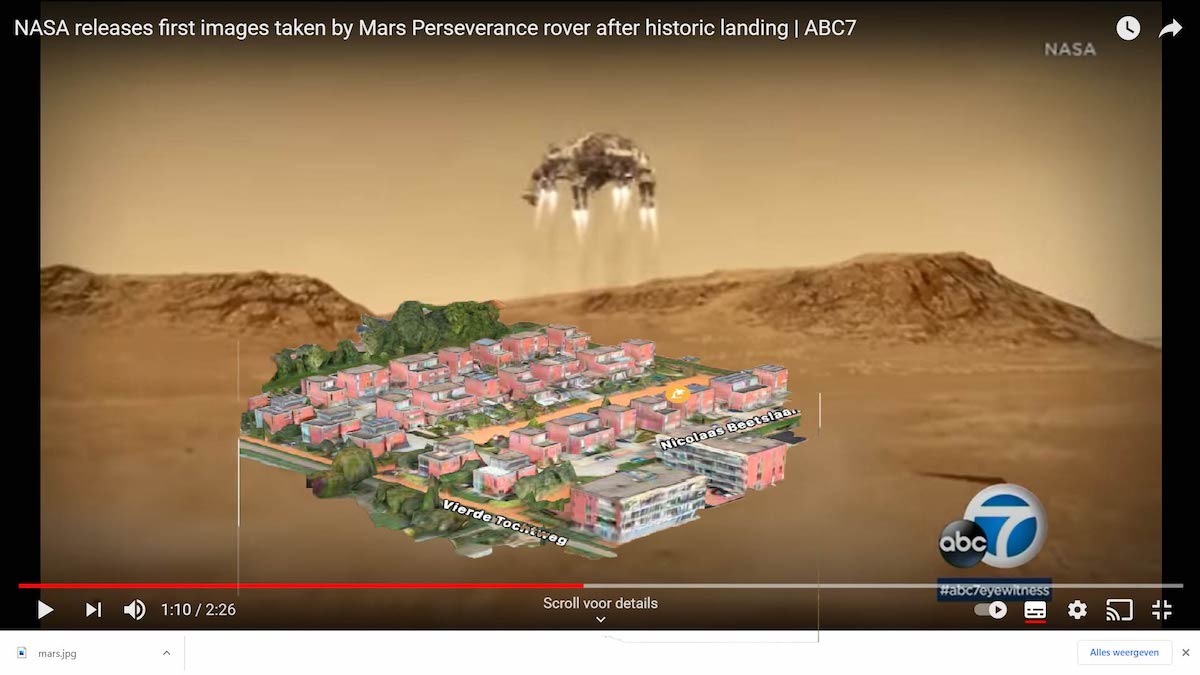 Je bekijkt nu Wethouder Daan de Haas heeft visioen: “Vijftiende dorp Zuidplas op Mars!”